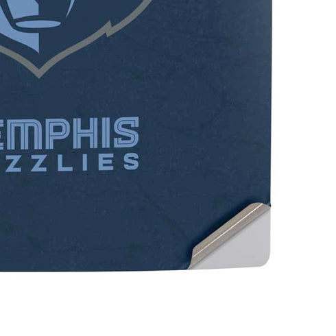 NBA Memphis Grizzlies Distressed PS5 Slim Digital Edition Console Skin